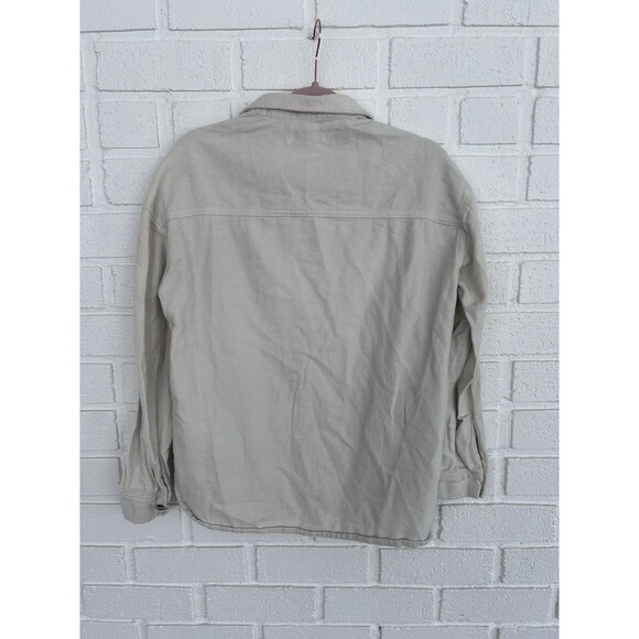 Hollister Shacket Shirt Jacket Flannel Pockets Boyfriend Fit Womens Small - Picture 2 of 8